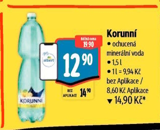 Voda ochucená Korunní