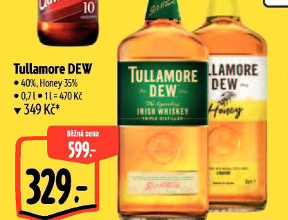Whiskey irská Tullamore Dew
