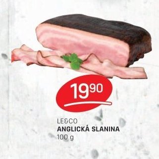 LE&CO ANGLICKÁ SLANINA 100 g
