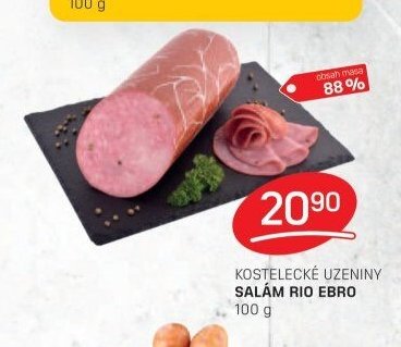 KOSTELECKÉ UZENINY SALÁM RIO EBRO 100 g