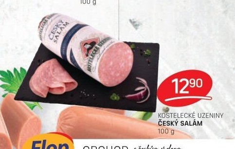 KOSTELECKÉ UZENINY ČESKÝ SALÁM 100 g