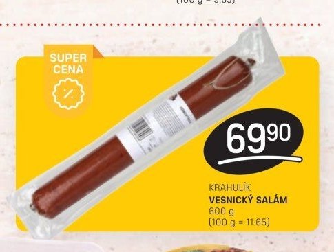 Krahulík vesnický salám