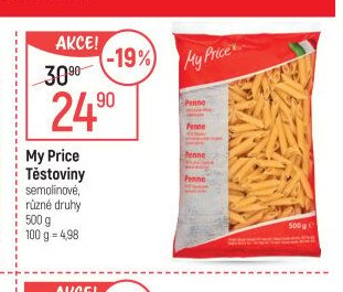 My Price Těstoviny