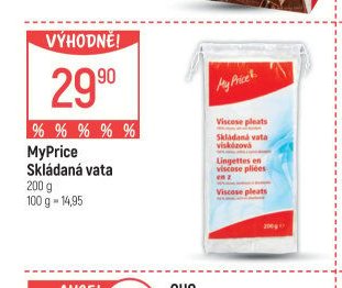 My Price Skládaná vata