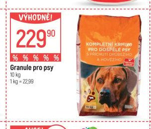 Granule pro psy