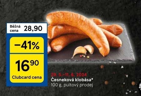 Česneková klobása