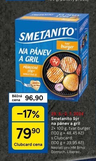 Smetanito Sýr na pánev a gril