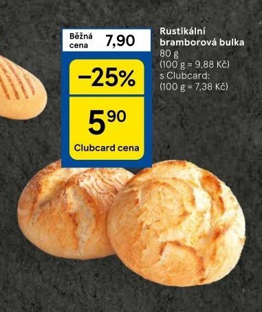 Rustikální bramborová bulka