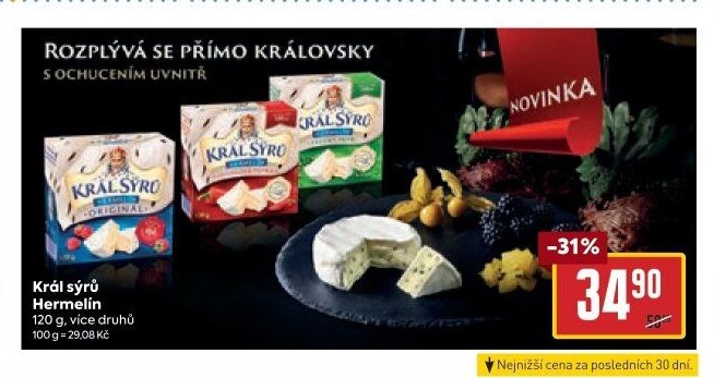 Král sýrů Hermelín