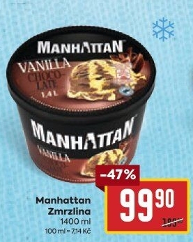 Zmrzlina v kelímku Manhattan Nestlé