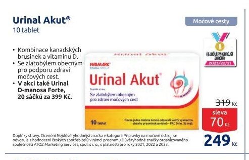 Urinal Akut 10 tablet