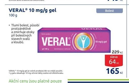 VERAL 10 mg/g gel