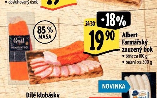 Albert Farmářský zauzený bok
