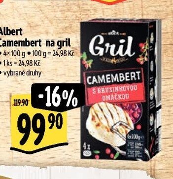 Albert Camembert na gril
