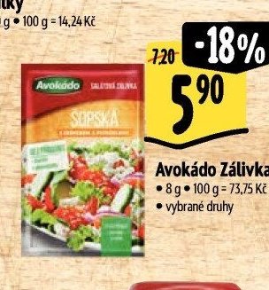 Avokádo Zálivka