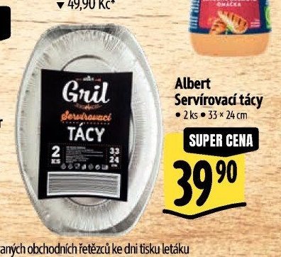 Albert Servírovací tácy