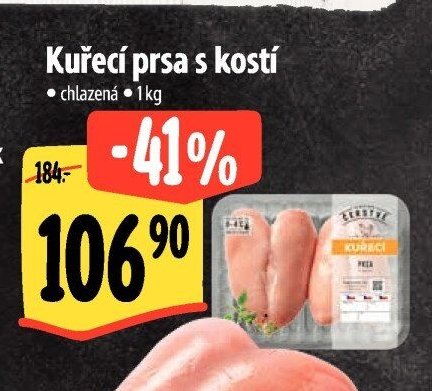 Kuřecí prsa s kostí