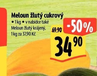 Meloun žlutý cukrový