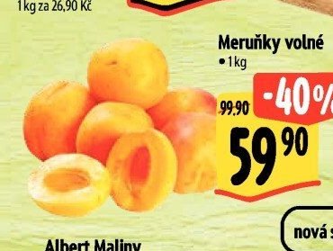 Meruňky volné