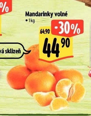 Mandarinky volné