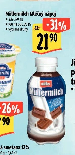 Müllermilch Mléčný nápoj