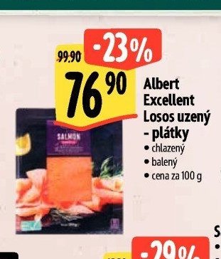 Albert Excellent Losos uzený - plátky