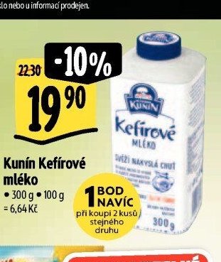 Kunín Kefírové mléko