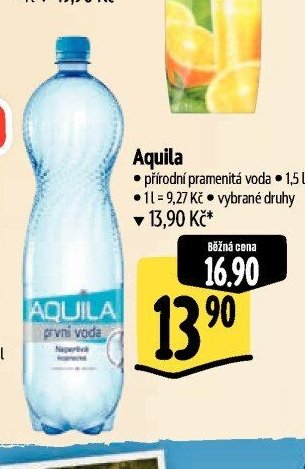 Aquila přírodní pramenitá voda