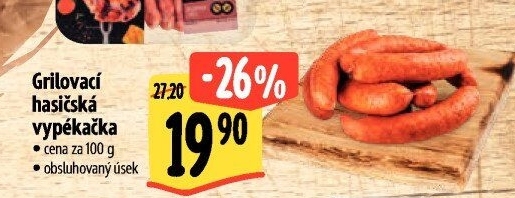 Klobása hasičská vypékačka