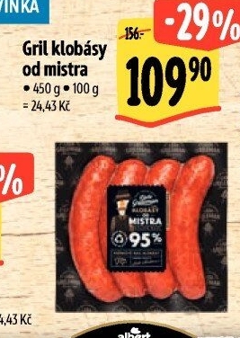 Klobásy od mistra Láďa Grileman Kostelecké uzeniny