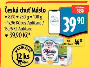 Máslo Česká chuť
