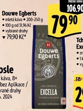 Mleté kávy Douwe Egberts