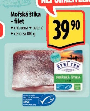 Mořská štika filety Albert