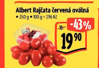 Rajčata oválná Albert