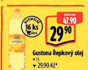 Řepkový olej Gustona