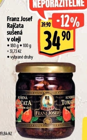 Sušená rajčata v oleji Exclusive Franz Josef Kaiser