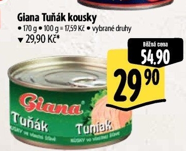 Tuňák kousky Giana