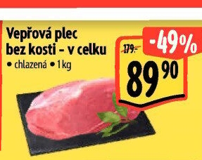 Vepřová plec bez kosti