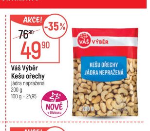 Váš Výběr Kešu ořechy