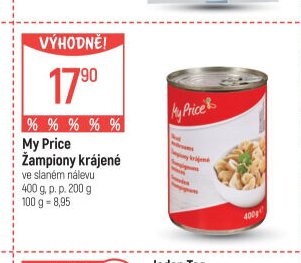 My Price Žampiony krájené