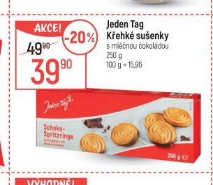 Jeden Tag Křehké sušenky
