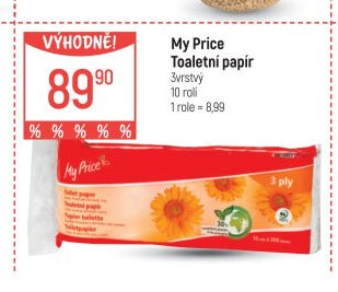 My Price Toaletní papír