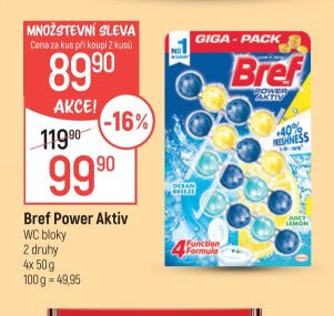 Bref Power Aktiv WC bloky