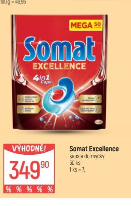 Somat Excellence kapsle do myčky