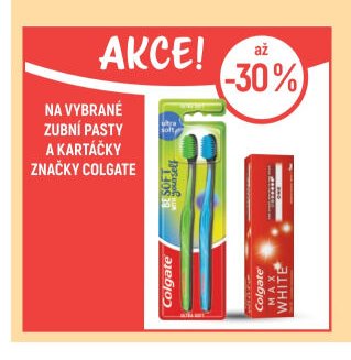 Colgate zubní pasty a kartáčky