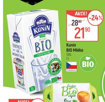Kunín BIO Mléko