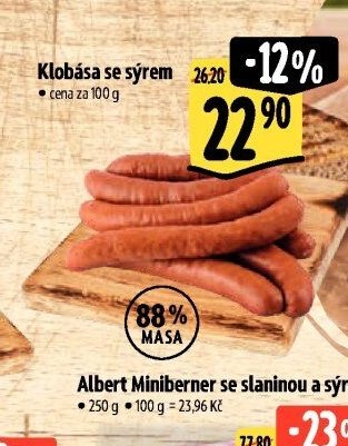 Klobása se sýrem
