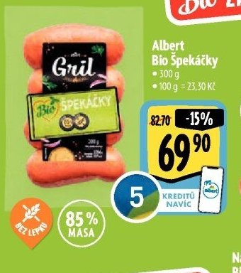 Albert Bio Špekáčky