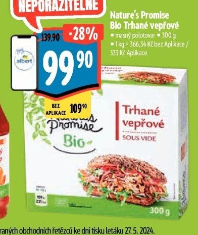 Nature's Promise Bio Trhané vepřové