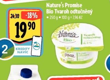 Nature's Promise Bio Tvaroh odtučněný